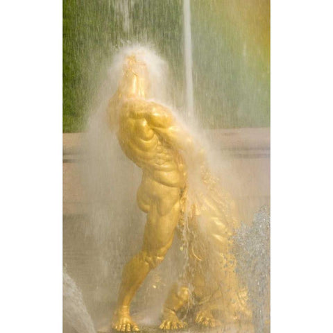 Russia Samson fountain at Peterhof Gold Ornate Wood Framed Art Print with Double Matting by Ross, Nancy ,  Steve