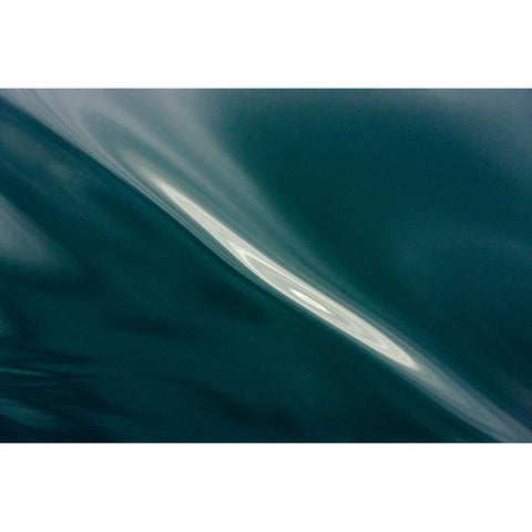 Ripples pattern-Bering Sea-Russia Far East Black Modern Wood Framed Art Print by Su, Keren