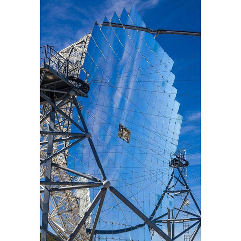 Canary Islands--Roque de los Muchachos Observatory-The Florian Goebel MAGIC Telescopes Black Modern Wood Framed Art Print by Bibikow, Walter