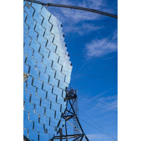 Canary Islands--Roque de los Muchachos Observatory-The Florian Goebel MAGIC Telescopes Black Modern Wood Framed Art Print by Bibikow, Walter