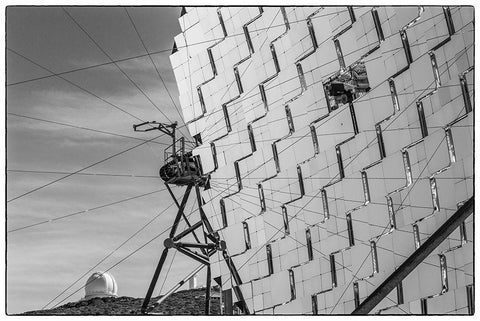 Canary Islands--Roque de los Muchachos Observatory-The Florian Goebel MAGIC Telescopes Black Ornate Wood Framed Art Print with Double Matting by Bibikow, Walter