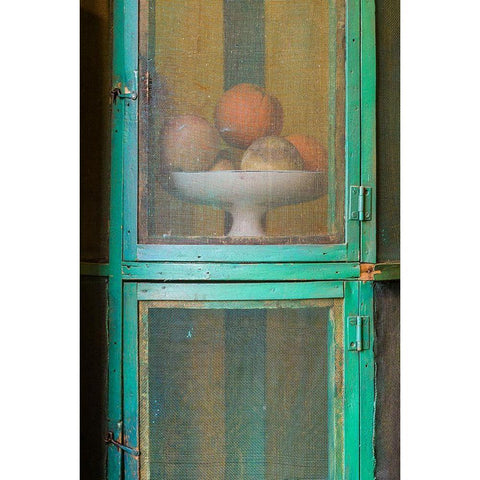 Canary Islands-Tenerife Island-La Orotava-Casa de los Balcones-traditional Canarian house Black Modern Wood Framed Art Print by Bibikow, Walter