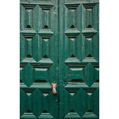 Canary Islands-Tenerife Island-San Cristobal de La Laguna-Convento de San Agustin convent White Modern Wood Framed Art Print by Bibikow, Walter