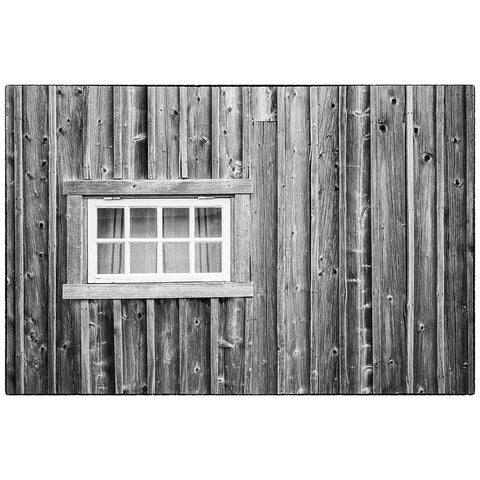 Sweden-Gotland Island-Ljugarn-fishing shack detail Black Modern Wood Framed Art Print by Bibikow, Walter
