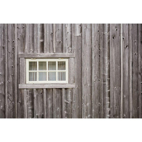Sweden-Gotland Island-Ljugarn-fishing shack detail Black Modern Wood Framed Art Print by Bibikow, Walter