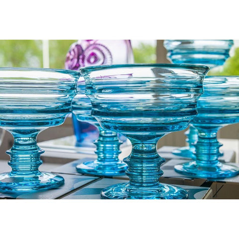 Sweden-Glasriket-Kingdom of Glass historical glass making region-Kosta-factory made glassware for s Black Modern Wood Framed Art Print with Double Matting by Bibikow, Walter