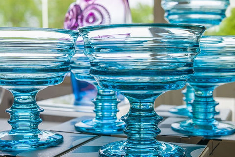 Sweden-Glasriket-Kingdom of Glass historical glass making region-Kosta-factory made glassware for s White Modern Wood Framed Art Print with Double Matting by Bibikow, Walter