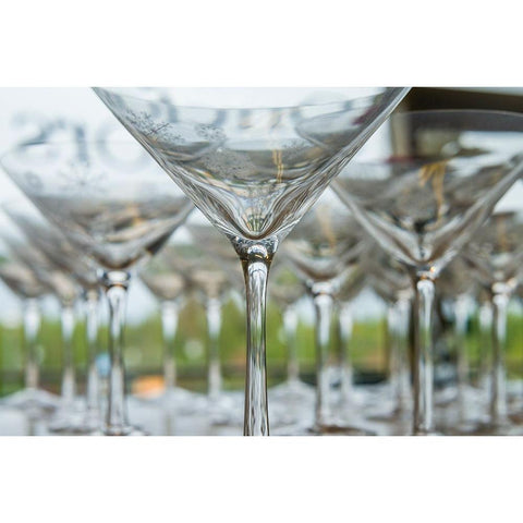 Sweden-Glasriket-Kingdom of Glass historical glass making region-Kosta-factory made glassware for s Black Modern Wood Framed Art Print by Bibikow, Walter