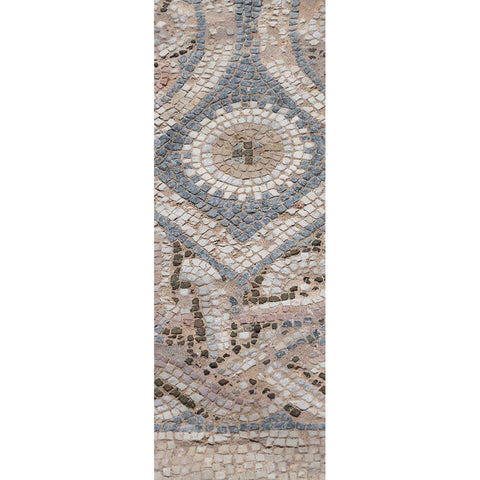 Cyprus-archaeological site of Kourion Detail of ancient Roman mosaic floor Black Modern Wood Framed Art Print by Hopkins, Cindy Miller
