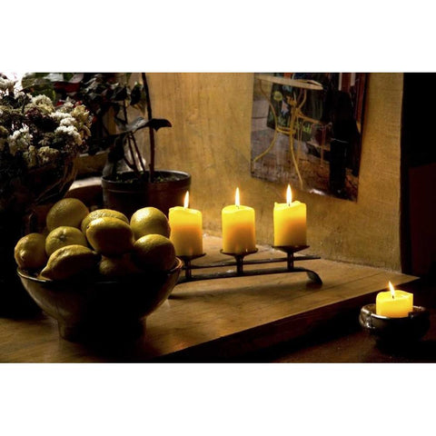 Estonia, Tallinn Still life inside coffee shop Black Modern Wood Framed Art Print by Ross, Nancy ,  Steve