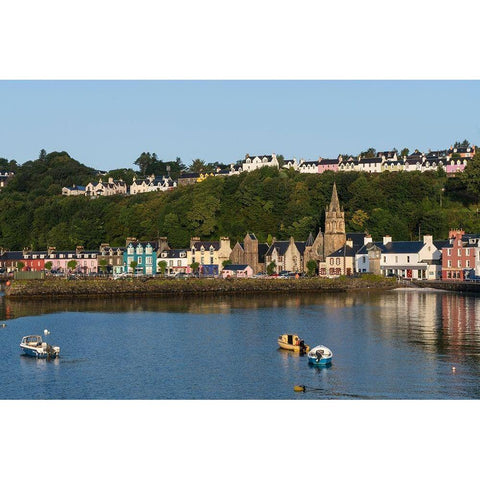 Scotland Tobermory-Isle of Mull Black Modern Wood Framed Art Print by Tharp, Brenda