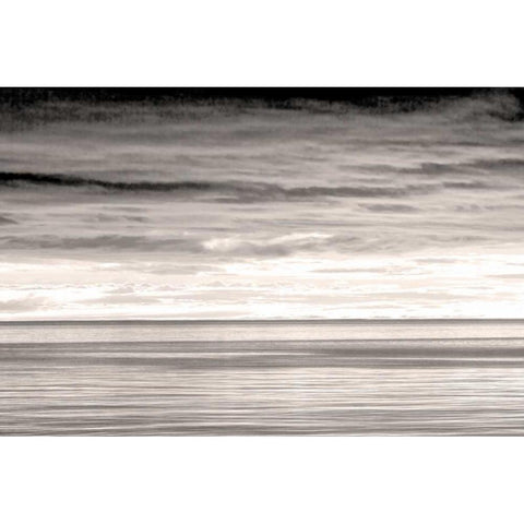 Washington Sunrise on Strait of Juan de Fuca Gold Ornate Wood Framed Art Print with Double Matting by Paulson, Don