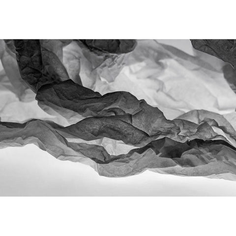 Tissue Paper on Light abstracts Black Modern Wood Framed Art Print by Beraldo, Zandina Muench