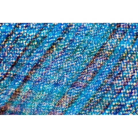 Colorful fabric detail Black Modern Wood Framed Art Print by Muench, Zandria