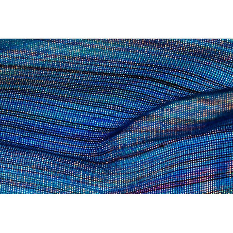 Colorful fabric detail Black Modern Wood Framed Art Print by Muench, Zandria