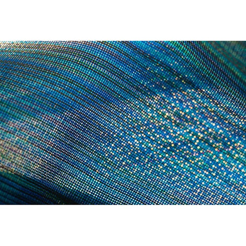 Colorful fabric detail White Modern Wood Framed Art Print by Muench, Zandria