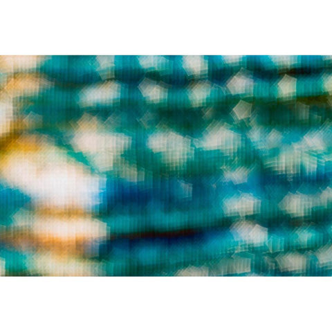 Colorful fabric detail Black Modern Wood Framed Art Print by Muench, Zandria