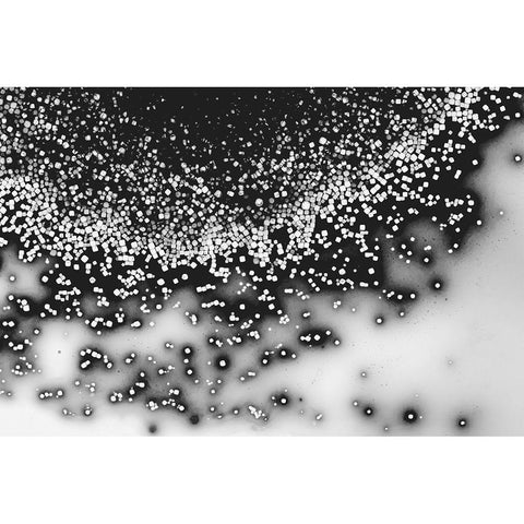 Beet juice and salt crystals Black Modern Wood Framed Art Print by Muench, Zandria