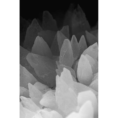 Rose Quartz Black Modern Wood Framed Art Print with Double Matting by Muench, Zandria