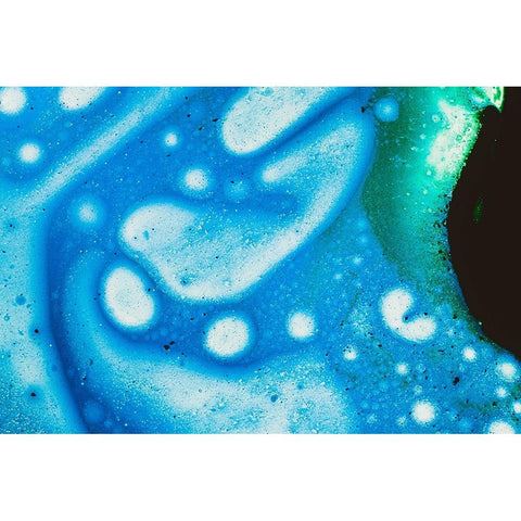 Paint-oil and water White Modern Wood Framed Art Print by Muench, Zandria