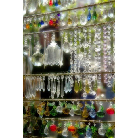 Argentina, Buenos Aires Glass crystals for sale White Modern Wood Framed Art Print by Kaveney, Wendy