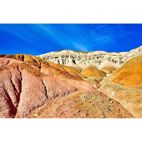 Argentina-Santa Cruz-geological formations Black Modern Wood Framed Art Print by Molinari, Michele