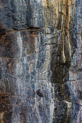 Pattern in rock cliffs of Genovesa Island-Galapagos Islands-Ecuador Black Ornate Wood Framed Art Print with Double Matting by Jones, Adam