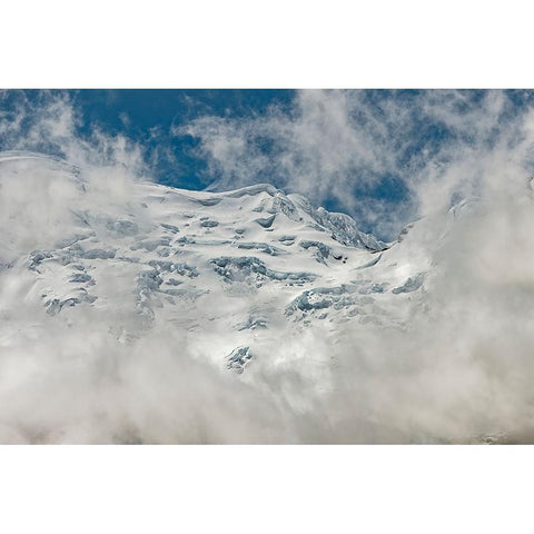 Antisana volcano-Antisana National Park-Ecuador Black Modern Wood Framed Art Print by Jones, Adam