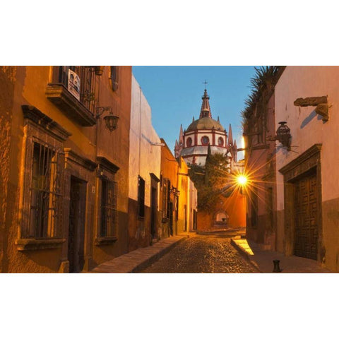San Miguel de Allende, Mexico Black Modern Wood Framed Art Print with Double Matting by Rotenberg, Nancy