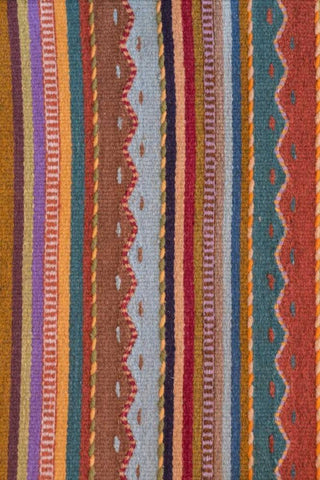 Mexico, San Miguel de Allende Rug patterns Black Ornate Wood Framed Art Print with Double Matting by Paulson, Don