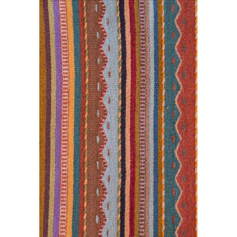 Mexico, San Miguel de Allende Rug patterns Black Modern Wood Framed Art Print with Double Matting by Paulson, Don