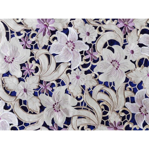 Mexico, Pozos Detail of tapestry inside church Black Modern Wood Framed Art Print with Double Matting by Paulson, Don