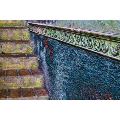 Mexico, San Miguel de Allende Colorful stairway Black Modern Wood Framed Art Print by Paulson, Don