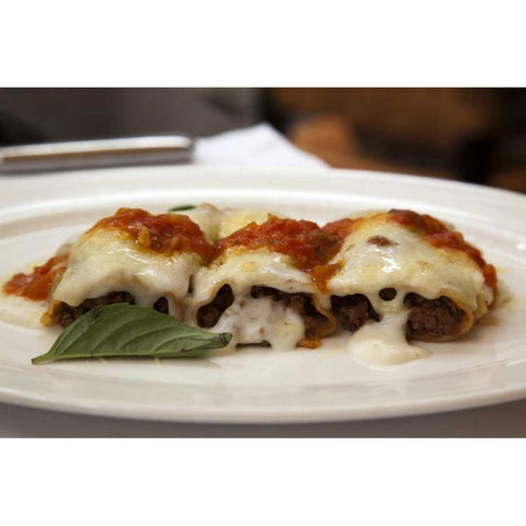 Peru, Machu Picchu Gourmet food White Modern Wood Framed Art Print by Kaveney, Wendy