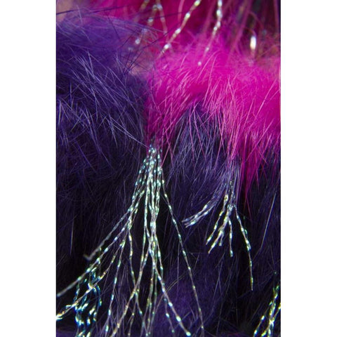 AK, Lake Clark NP Colorful fishing fly White Modern Wood Framed Art Print by Kaveney, Wendy