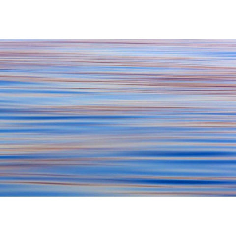 USA, Alaska Water abstract at sunset Black Modern Wood Framed Art Print by Paulson, Don