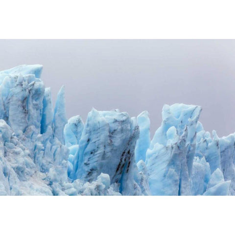 Alaska, Glacier Bay NP Margerie Glacier White Modern Wood Framed Art Print by Paulson, Don
