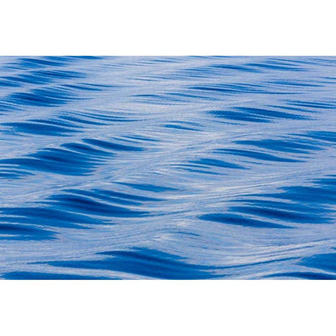 Alaska Water abstract White Modern Wood Framed Art Print by Paulson, Don