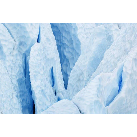 USA, Alaska Matanuska Glacier close-up Black Modern Wood Framed Art Print with Double Matting by Bush, Marie