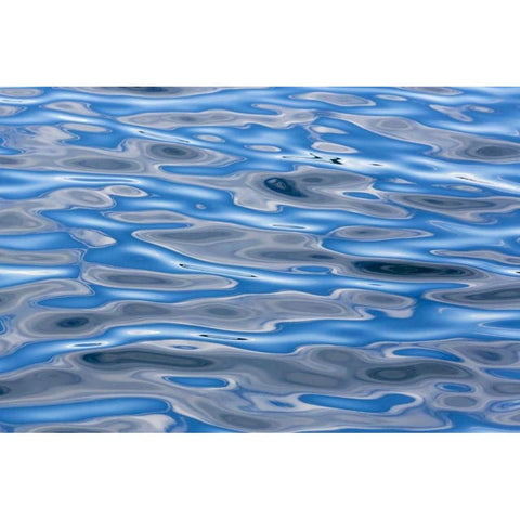 USA, Alaska Water abstract Black Modern Wood Framed Art Print by Paulson, Don