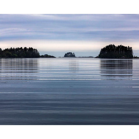 Alaska Composite of seascape in Gulf of Alaska  Black Modern Wood Framed Art Print by Jaynes Gallery