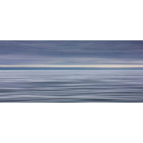 Alaska Gulf of Alaska Panorama of abstract seascape in Gulf of Alaska  Gold Ornate Wood Framed Art Print with Double Matting by Jaynes Gallery
