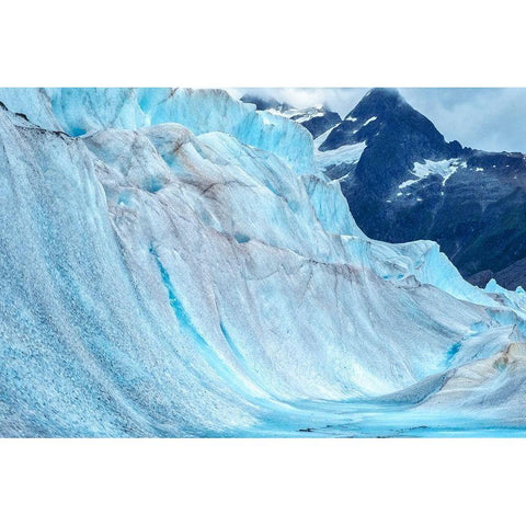 Mendenhall Glacier-Juneau-Alaska-USA Black Modern Wood Framed Art Print by Engelbrecht, Jim