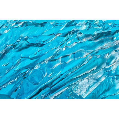 Glacial Ice No 4 Gold Ornate Wood Framed Art Print with Double Matting by Engelbrecht, Jim