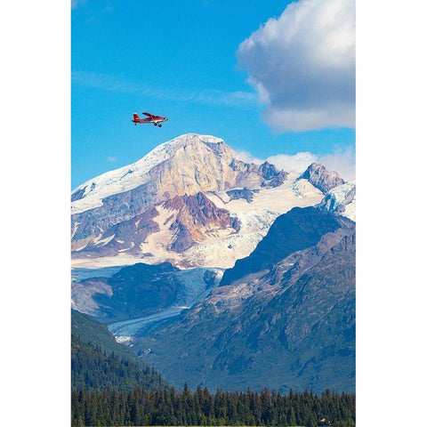 Lake Clark National Park and Preserve-Cook Inlet-Kenai Peninsula-Alaska Black Modern Wood Framed Art Print by Sienda, Jolly