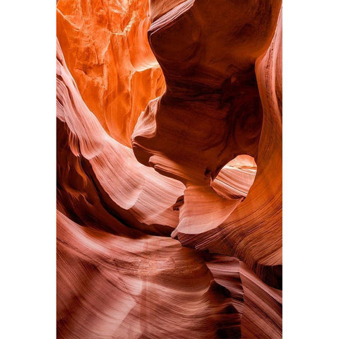 Arizona-Page-Antelope Canyon Navajo Tribal Park-Lower Antelope Canyon Gold Ornate Wood Framed Art Print with Double Matting by Collins, Ann