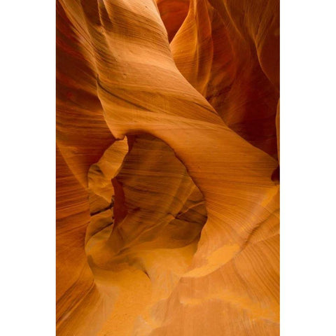 AZ, Lower Antelope Canyon Slot canyon formation Black Modern Wood Framed Art Print by Illg, Cathy and Gordon