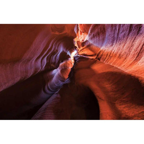 Arizona, Canyon X Formation in sandstone rock White Modern Wood Framed Art Print by Paulson, Don