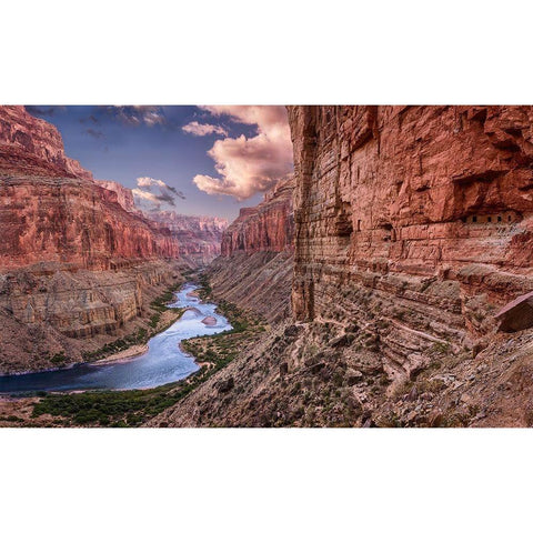 Nankoweap-Grand Canyon Black Modern Wood Framed Art Print by Ford, John