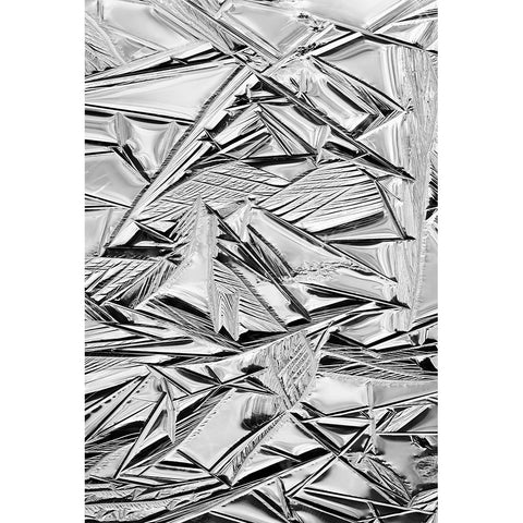 USA-California-Yosemite National Park Winter ice patterns on the Merced River Black Modern Wood Framed Art Print by Collins, Ann